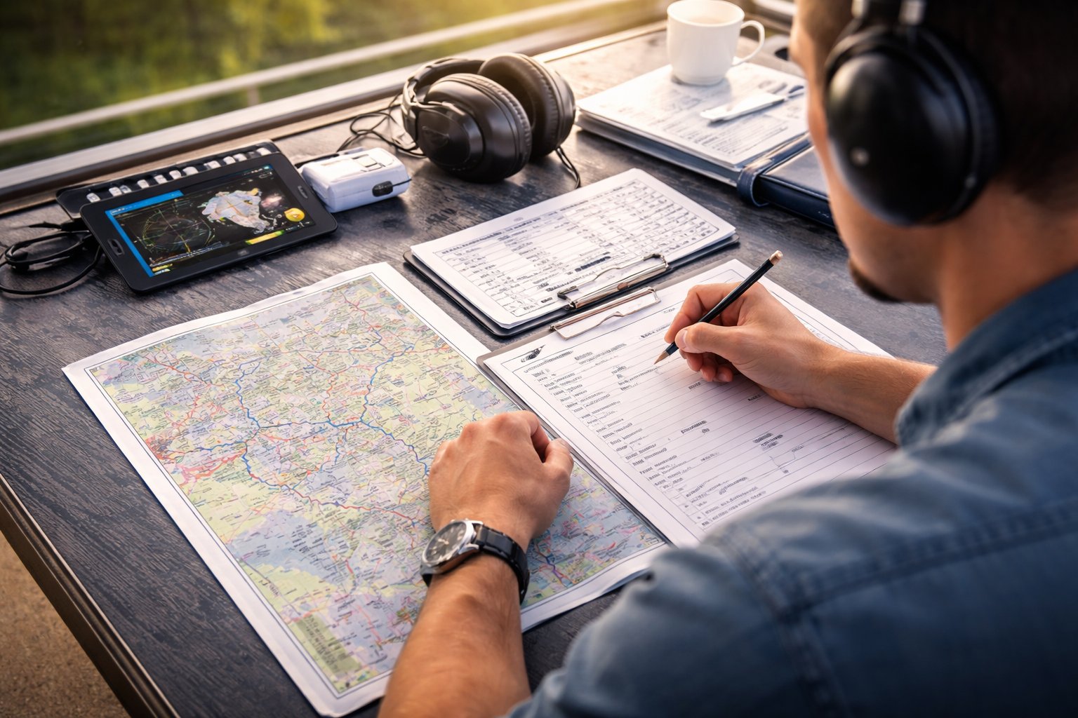 General aviation airport aerial